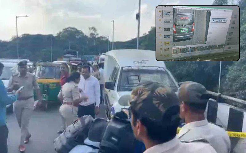 بنگالورو: فلمی انداز میں دن دہاڑے کیش وین سے7 کروڑ روپے کی لْوٹ 